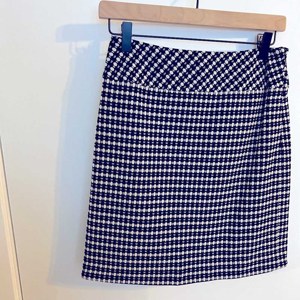 Black & White Mini Skirt